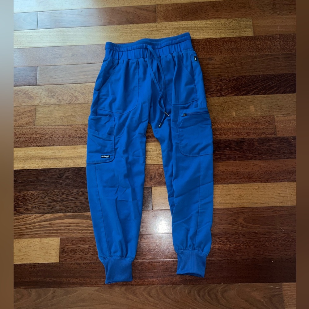 Royal blue greys anatomy scrubs size petite small
